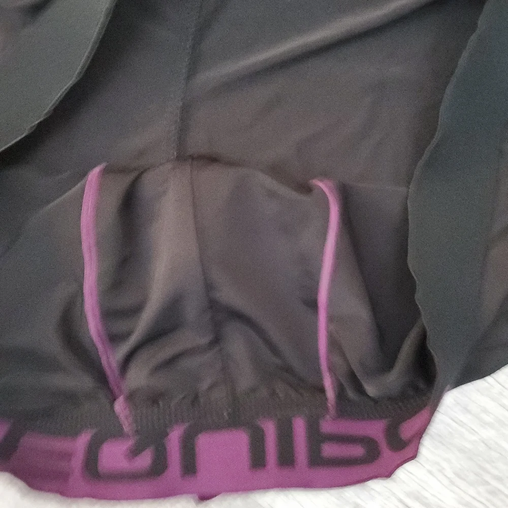 Men’s Black Boxer Briefs with Purple Trim - Comfortable Support
